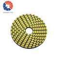 Natural Stone On Flat Surface Top Quality 5~10" Dye Rubber Electroplated Diamond Hand Granite Polishing Pads 4 Inch